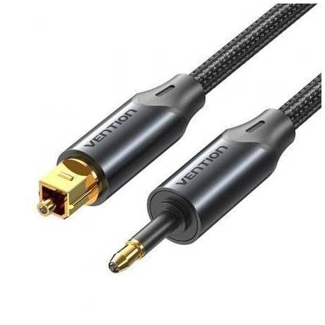 CABLE DE AUDIO DE FIBRA ÓPTICA VENTION BKCBH/ 2M/ NEGRO