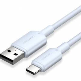 CABLE USB 2.0 TIPO-C VENTION CTQLF/ USB TIPO-C MACHO - USB MACHO/ HASTA 60W/ 480MBPS/ 1M/ AZUL