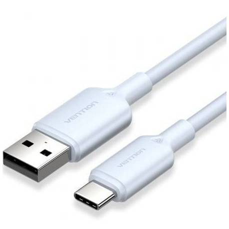CABLE USB 2.0 TIPO-C VENTION CTQLF/ USB TIPO-C MACHO - USB MACHO/ HASTA 60W/ 480MBPS/ 1M/ AZUL