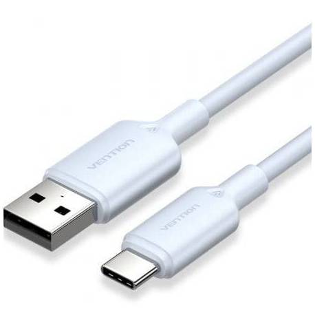 CABLE USB 2.0 TIPO-C VENTION CTQLH/ USB TIPO-C MACHO - USB MACHO/ HASTA 60W/ 480MBPS/ 2M/ AZUL