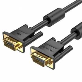 CABLE SVGA VENTION DAEBF/ VGA MACHO - VGA MACHO/ 1M/ NEGRO