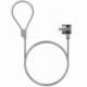 CABLE DE SEGURIDAD PARA PORTÁTILES AISENS ASLK-D40K02-SL/ 1.5M