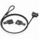 CABLE DE SEGURIDAD PARA PORTÁTILES AISENS ASLK-D40K04-BK/ 1.5M