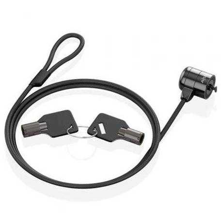 CABLE DE SEGURIDAD PARA PORTÁTILES AISENS ASLK-D40K04-BK/ 1.5M