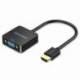 CONVERSOR VENTION ACPBB/ HDMI MACHO - VGA HEMBRA/ 15CM/ NEGRO