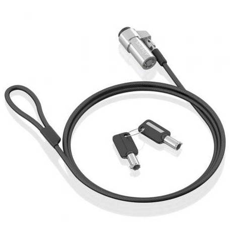 CABLE DE SEGURIDAD TIPO NANO PARA PORTÁTILES AISENS ASLK-D45K06-BK/ 1.5M
