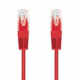 CABLE DE RED RJ45 UTP NANOCABLE 10.20.0400-L25-R CAT.6/ 25CM/ ROJO