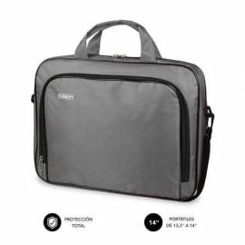 MALETÍN SUBBLIM OXFORD PARA PORTÁTILES HASTA 14'/ GRIS