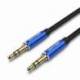 CABLE ESTÉREO VENTION BAWLD/ JACK 3.5 MACHO - JACK 3.5 MACHO/ 50CM/ AZUL