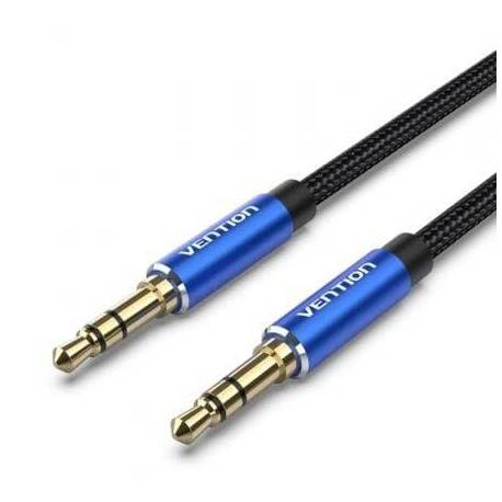 CABLE ESTÉREO VENTION BAWLD/ JACK 3.5 MACHO - JACK 3.5 MACHO/ 50CM/ AZUL