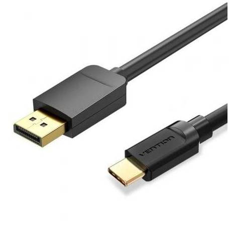 CABLE CONVERSOR VENTION CGYBF/ USB TIPO-C MACHO - DISPLAYPORT MACHO/ 1.5M/ NEGRO