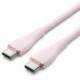 CABLE USB 2.0 TIPO-C VENTION TAWPF/ USB TIPO-C MACHO - USB TIPO-C MACHO/ HASTA 100W/ 480MBPS/ 1M/ ROSA