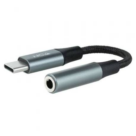 CONVERSOR USB TIPO-C NANOCABLE 10.24.1204/ USB TIPO-C MACHO - JACK 3.5 HEMBRA