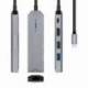DOCKING USB TIPO-C AISENS ASUC-5P003-GR/ 1XHDMI 4K/ 2XUSB/ 1XRJ45/ 1XUSB TIPO-C PD/ GRIS