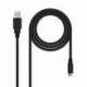 CABLE USB 2.0 NANOCABLE 10.01.0500/ USB MACHO - MICROUSB MACHO/ 80CM/ NEGRO