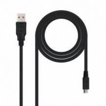 CABLE USB 2.0 NANOCABLE 10.01.0500/ USB MACHO - MICROUSB MACHO/ 80CM/ NEGRO