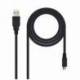 CABLE USB 2.0 NANOCABLE 10.01.0501/ USB MACHO - MICROUSB MACHO/ 1.8M/ NEGRO