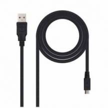 CABLE USB 2.0 NANOCABLE 10.01.0501/ USB MACHO - MICROUSB MACHO/ 1.8M/ NEGRO