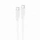 CABLE USB 2.0 TIPO-C NANOCABLE 10.01.2301-L150-W/ USB TIPO-C MACHO - USB TIPO-C MACHO/ 480MBPS/ 1.5M/ BLANCO
