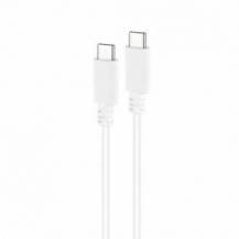 CABLE USB 2.0 TIPO-C NANOCABLE 10.01.2301-L150-W/ USB TIPO-C MACHO - USB TIPO-C MACHO/ 480MBPS/ 1.5M/ BLANCO
