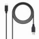 CABLE USB 3.1 TIPO-C NANOCABLE 10.01.4002/ USB TIPO-C MACHO - USB MACHO/ 10GBPS/ 2M/ NEGRO