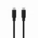 CABLE USB 3.1 TIPO-C NANOCABLE 10.01.4102/ USB TIPO-C MACHO - USB TIPO-C MACHO/ HASTA 100W/ 10GBPS/ 2M/ NEGRO