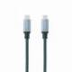 CABLE USB 3.1 TIPO-C NANOCABLE 10.01.4102-COMB/ USB TIPO-C MACHO - USB TIPO-C MACHO/ HASTA 100W/ 10GBPS/ 2M/ GRIS Y NEGRO