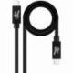 CABLE USB 4.0 NANOCABLE 10.01.5002/ USB TIPO-C MACHO - USB TIPO-C MACHO/ HASTA 240W/ 40GBPS/ 1.8M/ NEGRO