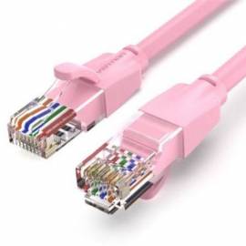 CABLE DE RED RJ45 UTP VENTION IBEPH CAT.6/ 2M/ ROSA
