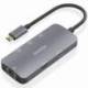 DOCKING USB TIPO-C AISENS ASUC-6P019-GR/ 1XHDMI 4K/ 3XUSB/ 1XRJ45/ 1XUSB TIPO-C PD/ GRIS