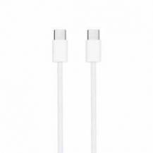 CABLE USB 2.0 TIPO-C NANOCABLE 10.01.6001-CO/ USB TIPO-C MACHO - USB TIPO-C MACHO/ HASTA 60W/ 480MBPS/ 1M/ BLANCO
