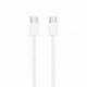 CABLE USB 2.0 TIPO-C NANOCABLE 10.01.6002-CO/ USB TIPO-C MACHO - USB TIPO-C MACHO/ HASTA 60W/ 480MBPS/ 2M/ BLANCO