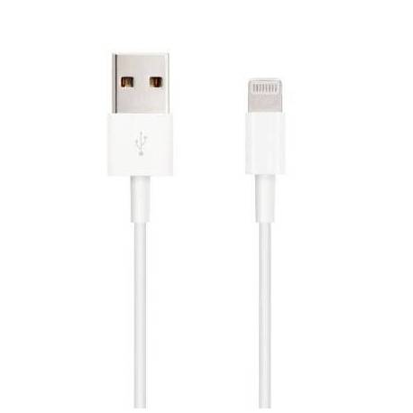 CABLE USB 2.0 LIGHTNING NANOCABLE 10.10.0402/ USB MACHO - LIGHTNING MACHO/ 2M/ BLANCO