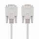 CABLE SERIE NULL MODEM NANOCABLE 10.14.0502/ DB9 MACHO - DB9 HEMBRA/ 1.8M/ BEIGE