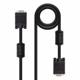 CABLE SVGA NANOCABLE 10.15.0102/ VGA MACHO - VGA MACHO/ 1.8M/ NEGRO