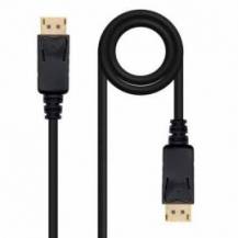 CABLE DISPLAYPORT 1.2 4K NANOCABLE 10.15.2301/ DISPLAYPORT MACHO - DISPLAYPORT MACHO/ 1M/ NEGRO