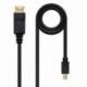 CABLE MINI DISPLAYPORT 1.2 4K NANOCABLE 10.15.2402/ MINI DISPLAYPORT MACHO - DISPLAYPORT MACHO/ 2M/ NEGRO