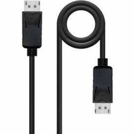 CABLE DISPLAYPORT 1.4 8K NANOCABLE 10.15.2802/ DISPLAYPORT MACHO - DISPLAYPORT MACHO/ 2M/ CERTIFICADO/ NEGRO