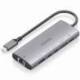 DOCKING USB TIPO-C AISENS ASUC-6P030-GR/ 1XHDMI 4K/ 1XUSB/ 2XUSB TIPO-C/ 1XRJ45/ 1XUSB TIPO-C PD/ GRIS