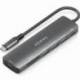 DOCKING USB TIPO-C AISENS ASUC-7P025-GR/ 1XHDMI 4K/ 3XUSB/ 1XUSB TIPO-C PD/ 1XLECTOR TARJETAS/ GRIS