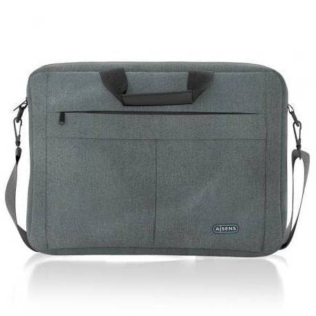 MALETÍN AISENS ASBG-BC025-GR PARA PORTÁTILES HASTA 15.6'/ GRIS