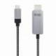 CABLE CONVERSOR NANOCABLE 10.15.5103/ USB TIPO-C MACHO - HDMI MACHO/ 3M/ NEGRO