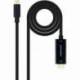 CABLE CONVERSOR NANOCABLE 10.15.5135/ USB TIPO-C MACHO - HDMI MACHO/ 5M/ NEGRO