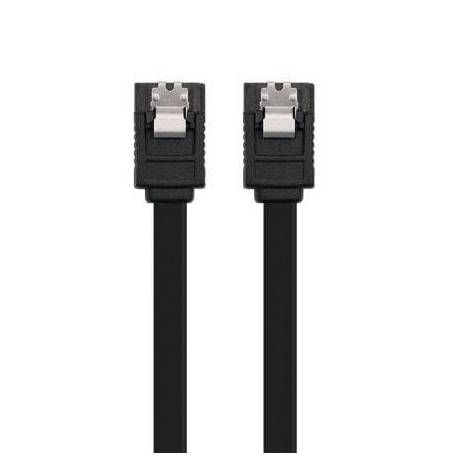 CABLE SATA III NANOCABLE 10.18.1001-BK/ 50CM/ NEGRO