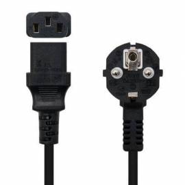 CABLE ALIMENTACIÓN NANOCABLE 10.22.0103/ SCHUKO MACHO - C13 HEMBRA/ 3M/ NEGRO