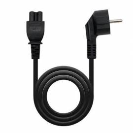 CABLE ALIMENTACIÓN TRÉBOL NANOCABLE 10.22.0302/ SCHUKO MACHO - C5 HEMBRA/ 1.5M/ NEGRO