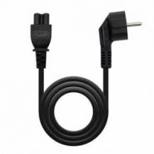 CABLE ALIMENTACIÓN TRÉBOL NANOCABLE 10.22.0302/ SCHUKO MACHO - C5 HEMBRA/ 1.5M/ NEGRO