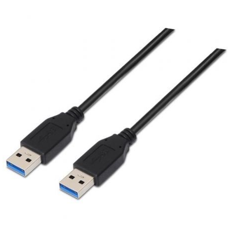 CABLE USB 3.0 NANOCABLE 10.01.1002-BK/ USB MACHO - USB MACHO/ 5GBPS/ 2M/ NEGRO