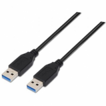 CABLE USB 3.0 NANOCABLE 10.01.1002-BK/ USB MACHO - USB MACHO/ 5GBPS/ 2M/ NEGRO
