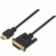 CABLE HDMI NANOCABLE 10.15.0503/ DVI MACHO - HDMI MACHO/ 3M/ NEGRO